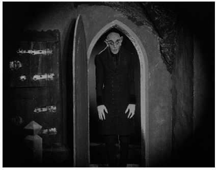 Fotograma de la película muda Nosferatu (1922), dirigida por Friedrich Wilhelm Murnau (1888-1931).