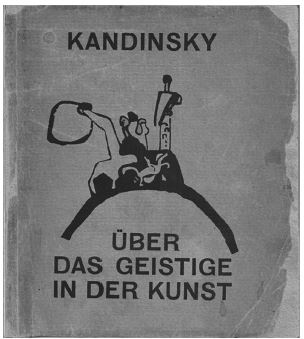 Portada del libro de Wassily Kandinsky titulado Sobre lo espiritual en el arte (Über das Geistige in der Kunst, Munich, R. Piper & Co., 1911).